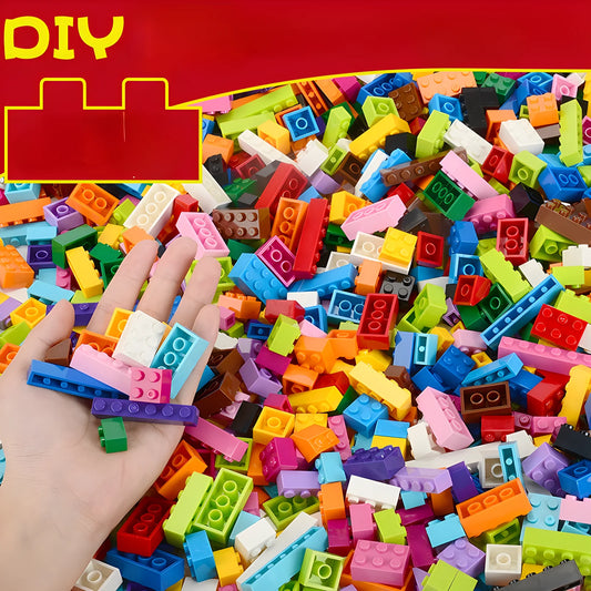 Building Blocks Set 300/500/1000 Pieces Creative Bulk Brick Collection