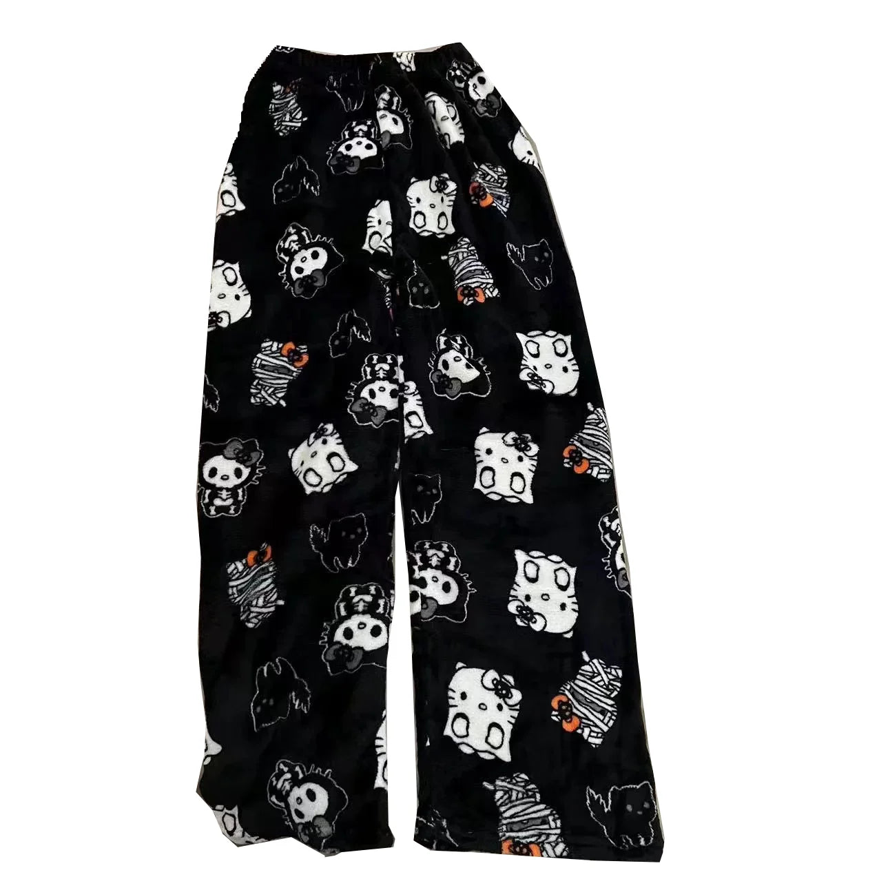 Women’s Cartoon Pajama Pants with Elastic Waist