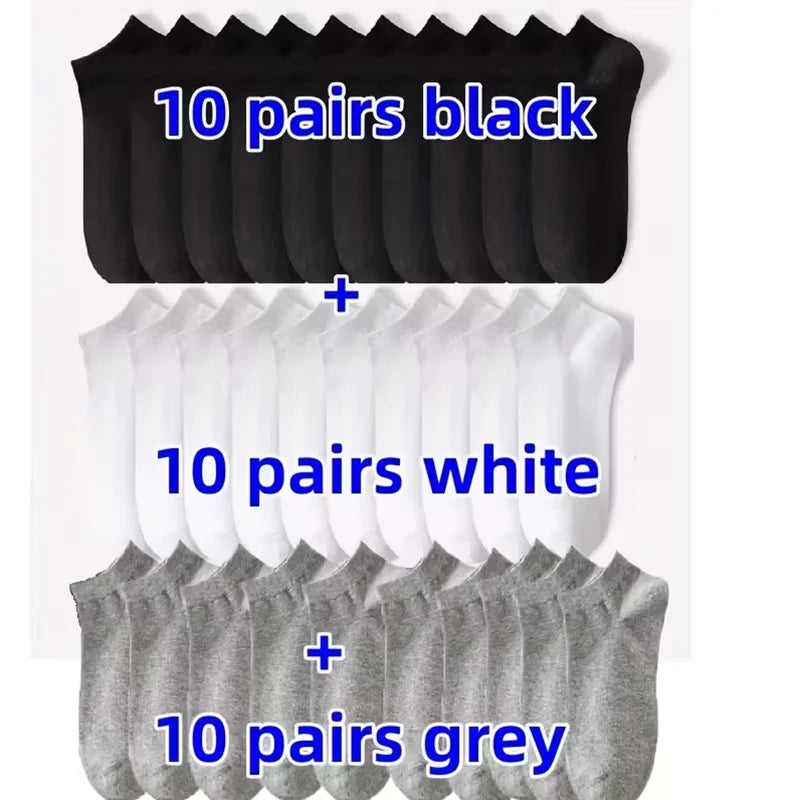 No Show Socks Breathable Low Cut Ankle Socks 5 & 10 Pack