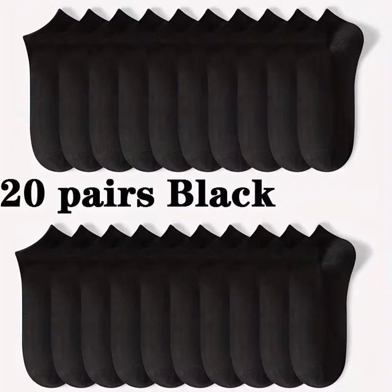 No Show Socks Breathable Low Cut Ankle Socks 5 & 10 Pack
