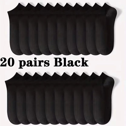 No Show Socks Breathable Low Cut Ankle Socks 5 & 10 Pack