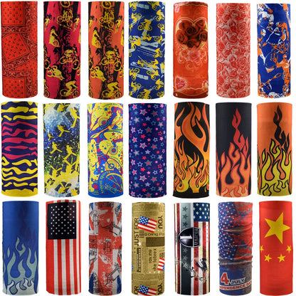 Tube Bandana Seamless Neck Gaiter for Cycling Running & Outdoor Sports