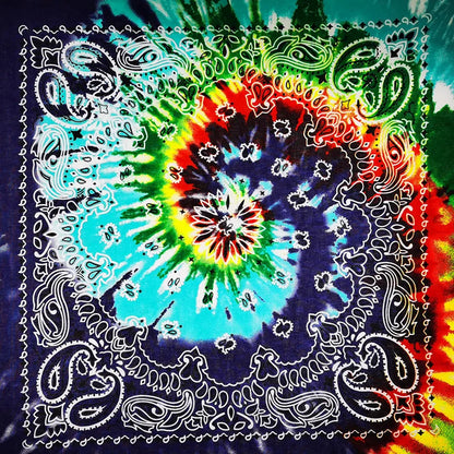 Cotton Bandana 55cm Square Paisley Scarf for Men & Women