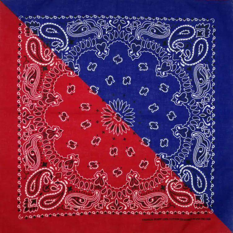 Cotton Bandana 55cm Square Paisley Scarf for Men & Women