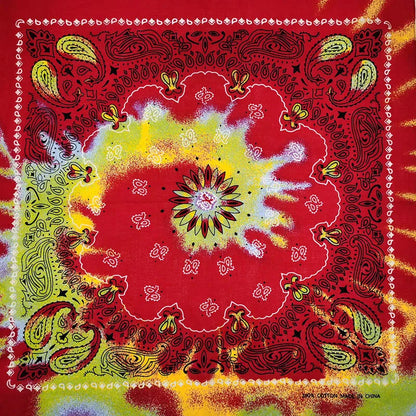 Cotton Bandana 55cm Square Paisley Scarf for Men & Women