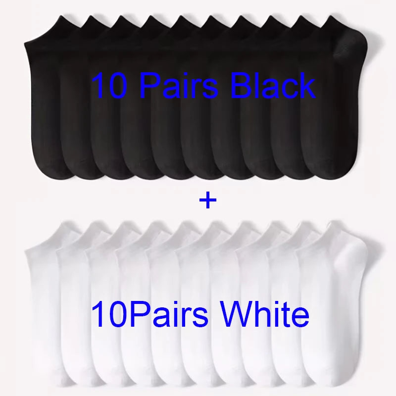 No Show Socks Breathable Low Cut Ankle Socks 5 & 10 Pack