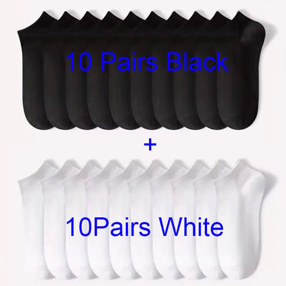 No Show Socks Breathable Low Cut Ankle Socks 5 & 10 Pack