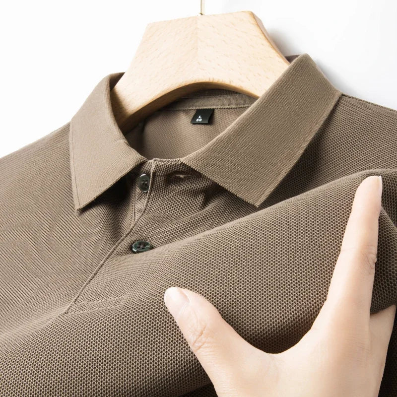 Men's Cotton Polo Shirt Short Sleeve Casual Golf Tee