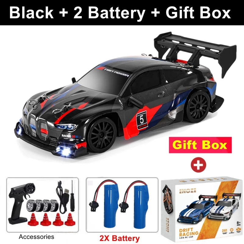 RC Drift Car 4WD Remote Control Racing Car 1:24 Scale RTR