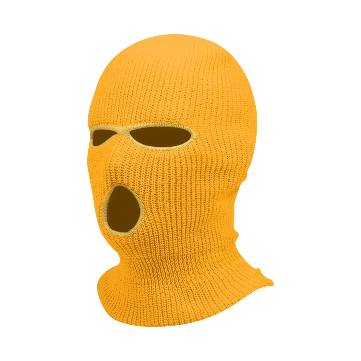 3 Hole Balaclava Ski Mask Windproof Knit Winter Face Cover