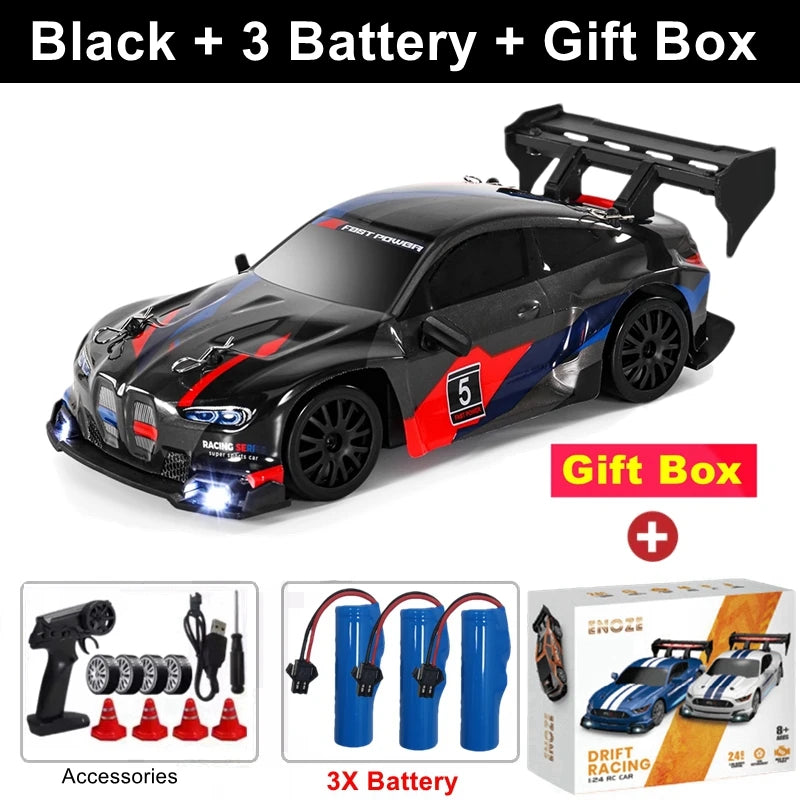 RC Drift Car 4WD Remote Control Racing Car 1:24 Scale RTR
