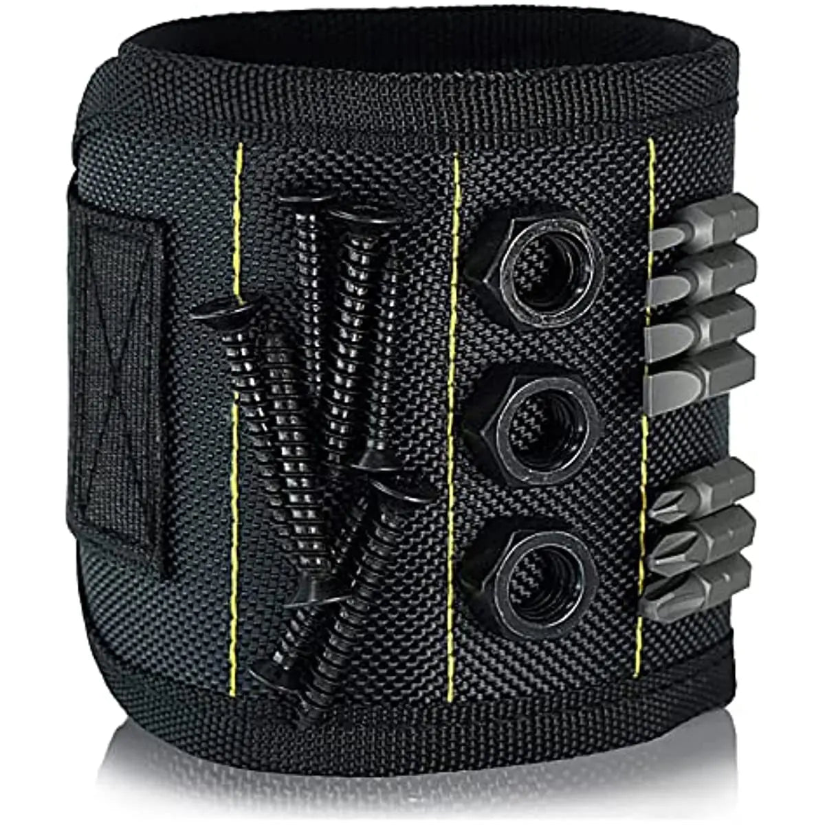 Magnetic Wristband for Screws, Nails & Drill Bits Tool Holder
