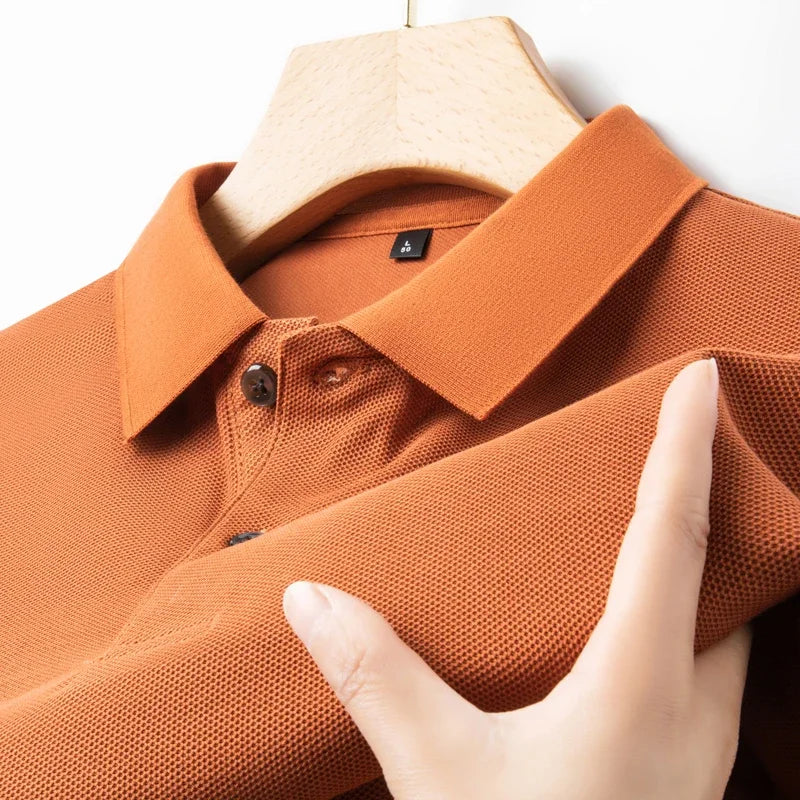 Men's Cotton Polo Shirt Short Sleeve Casual Golf Tee