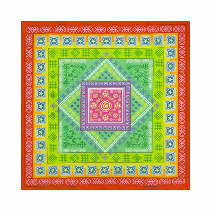 Cotton Bandana Paisley Square Head Scarf for Sports and Casual Wear