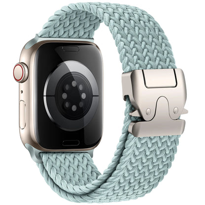 Braided Nylon Watch Band with Parachute Strap for 41mm–49mm Watches