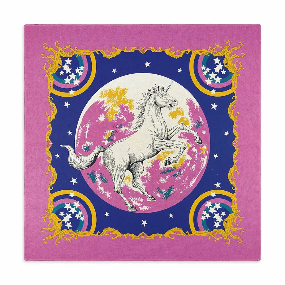 Cotton Bandana Paisley Square Head Scarf for Sports and Casual Wear