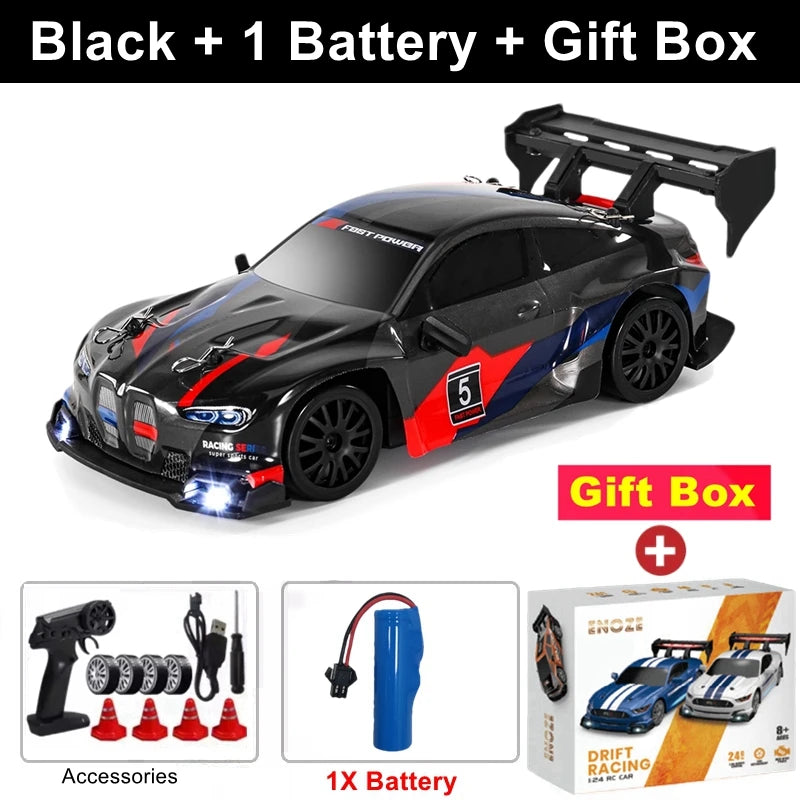RC Drift Car 4WD Remote Control Racing Car 1:24 Scale RTR