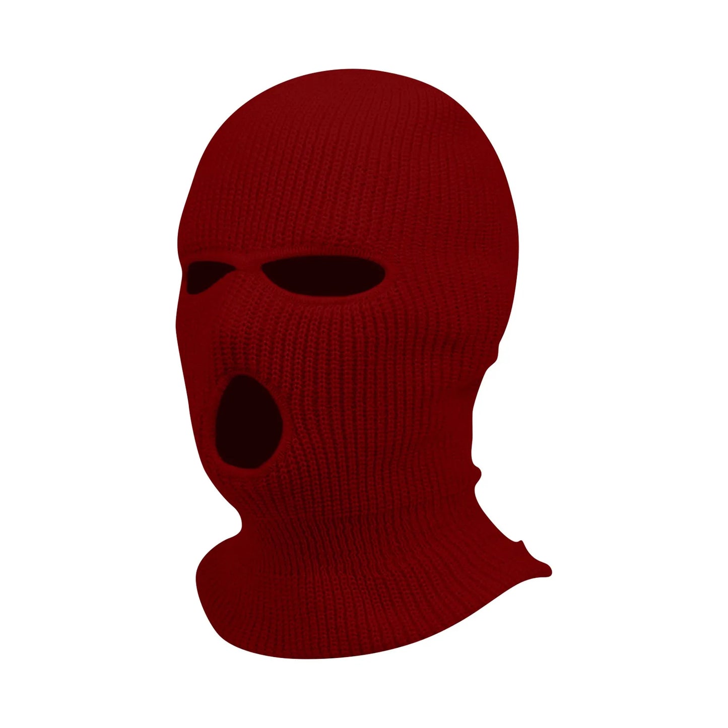 3 Hole Balaclava Ski Mask Windproof Knit Winter Face Cover