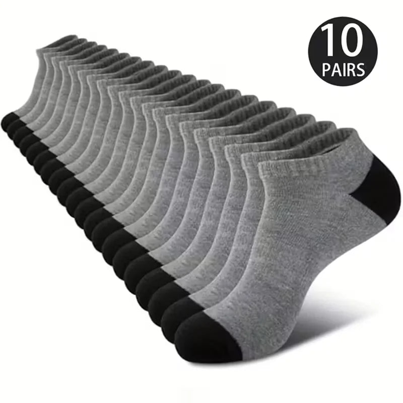 No Show Socks Breathable Low Cut Ankle Socks 5 & 10 Pack