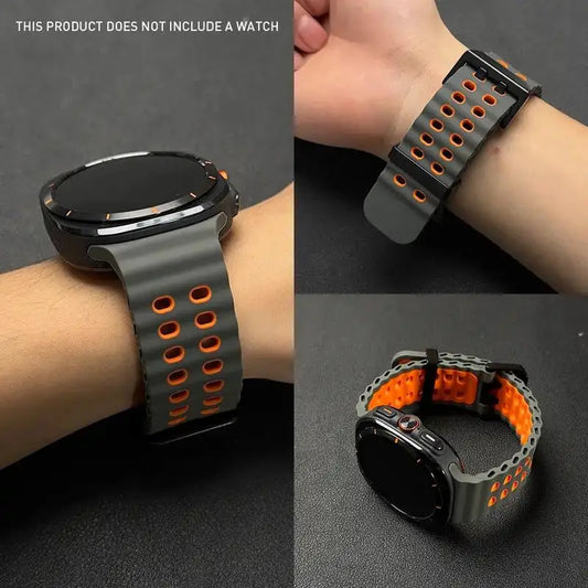 Silicone Watch Band Sport Strap for 47mm Smartwatch