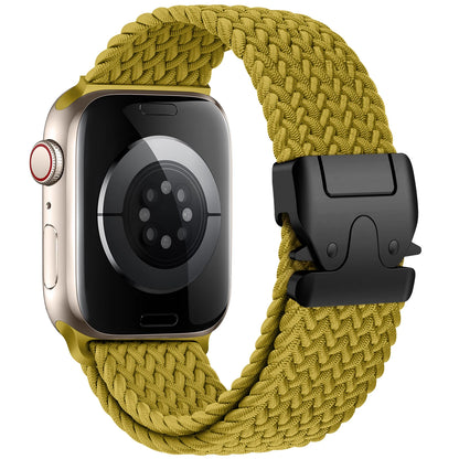 Braided Nylon Watch Band with Parachute Strap for 41mm–49mm Watches