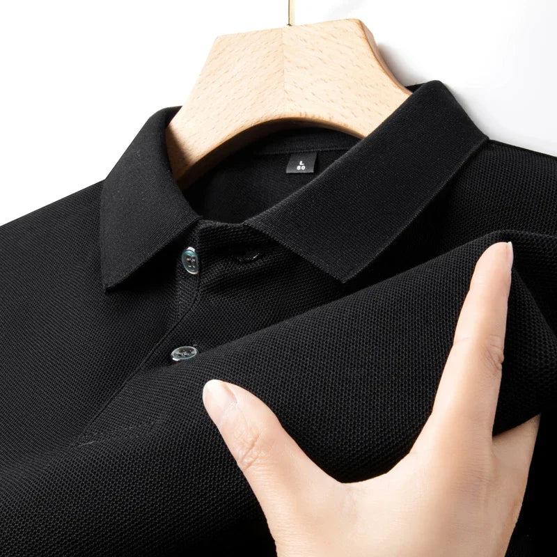 Men's Cotton Polo Shirt Short Sleeve Casual Golf Tee