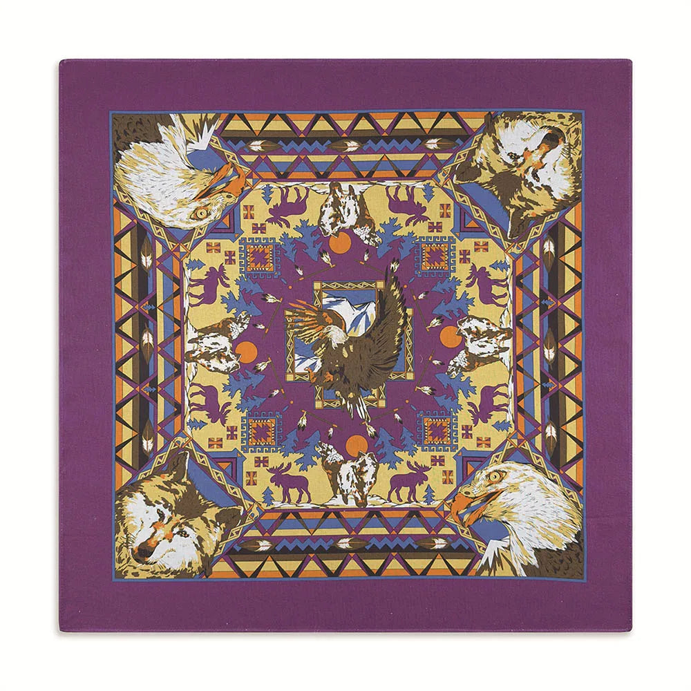 Cotton Bandana Paisley Square Head Scarf for Sports and Casual Wear