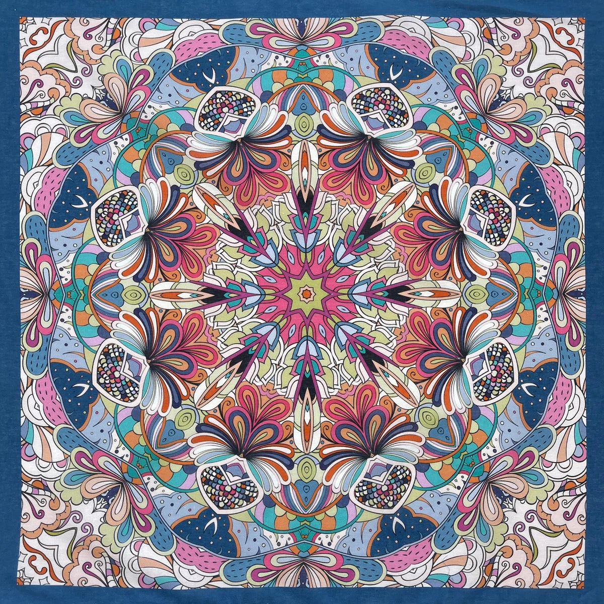 Cotton Bandana Paisley Square Head Scarf for Sports and Casual Wear