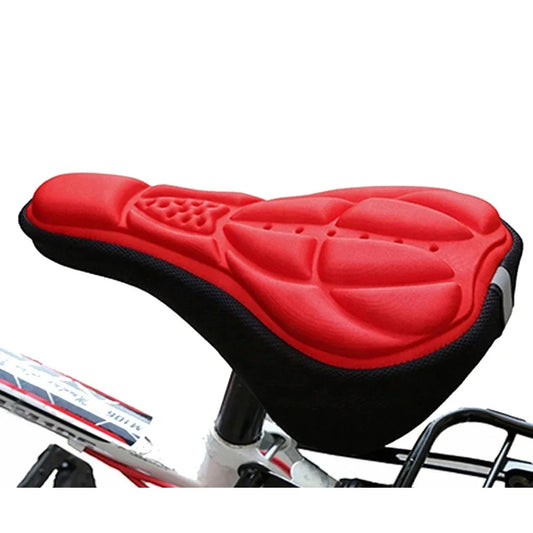 Bike Seat Cover Soft 3D Sponge Cushion for MTB & Road Bicycle Saddle