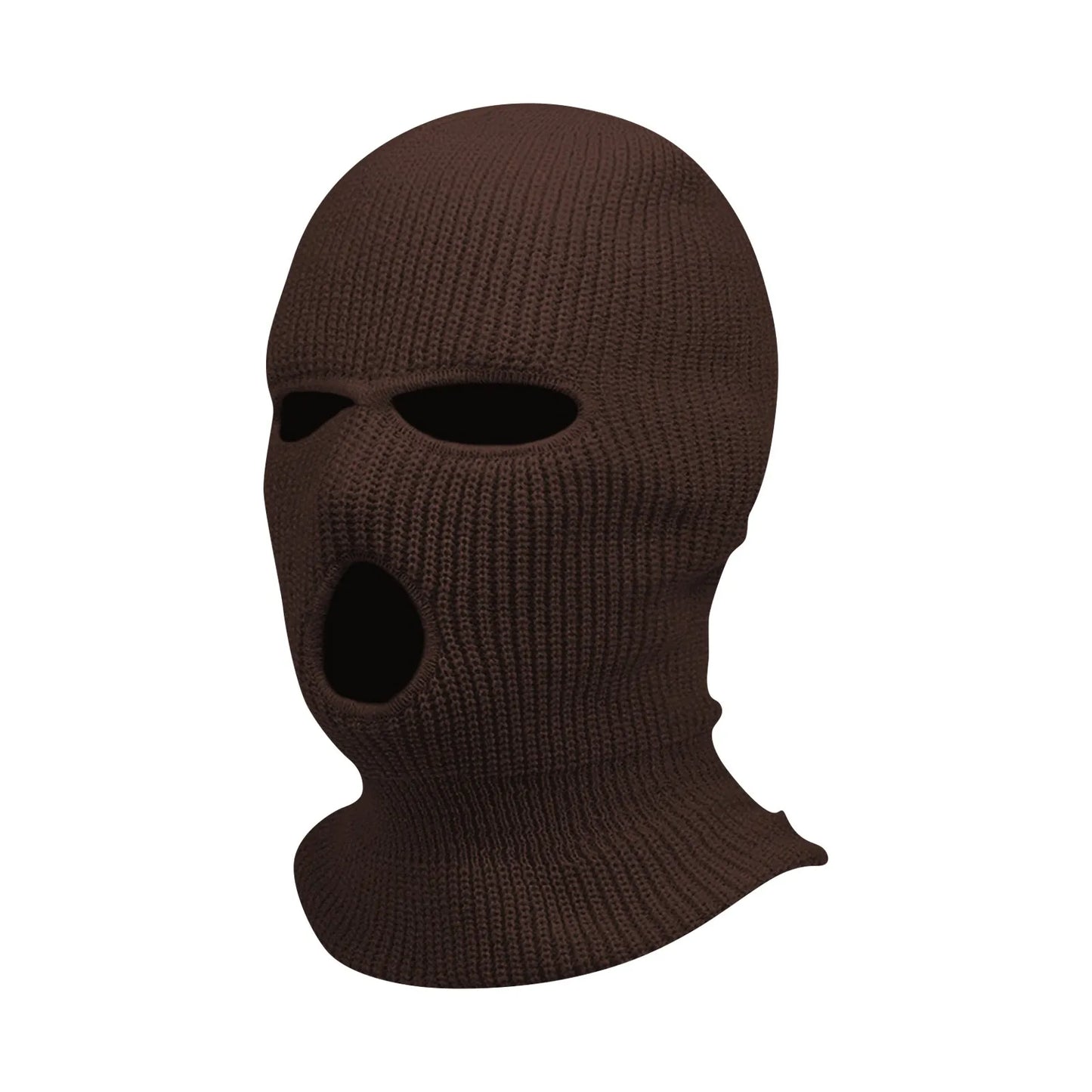 3 Hole Balaclava Ski Mask Windproof Knit Winter Face Cover