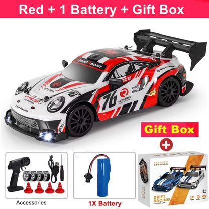 RC Drift Car 4WD Remote Control Racing Car 1:24 Scale RTR