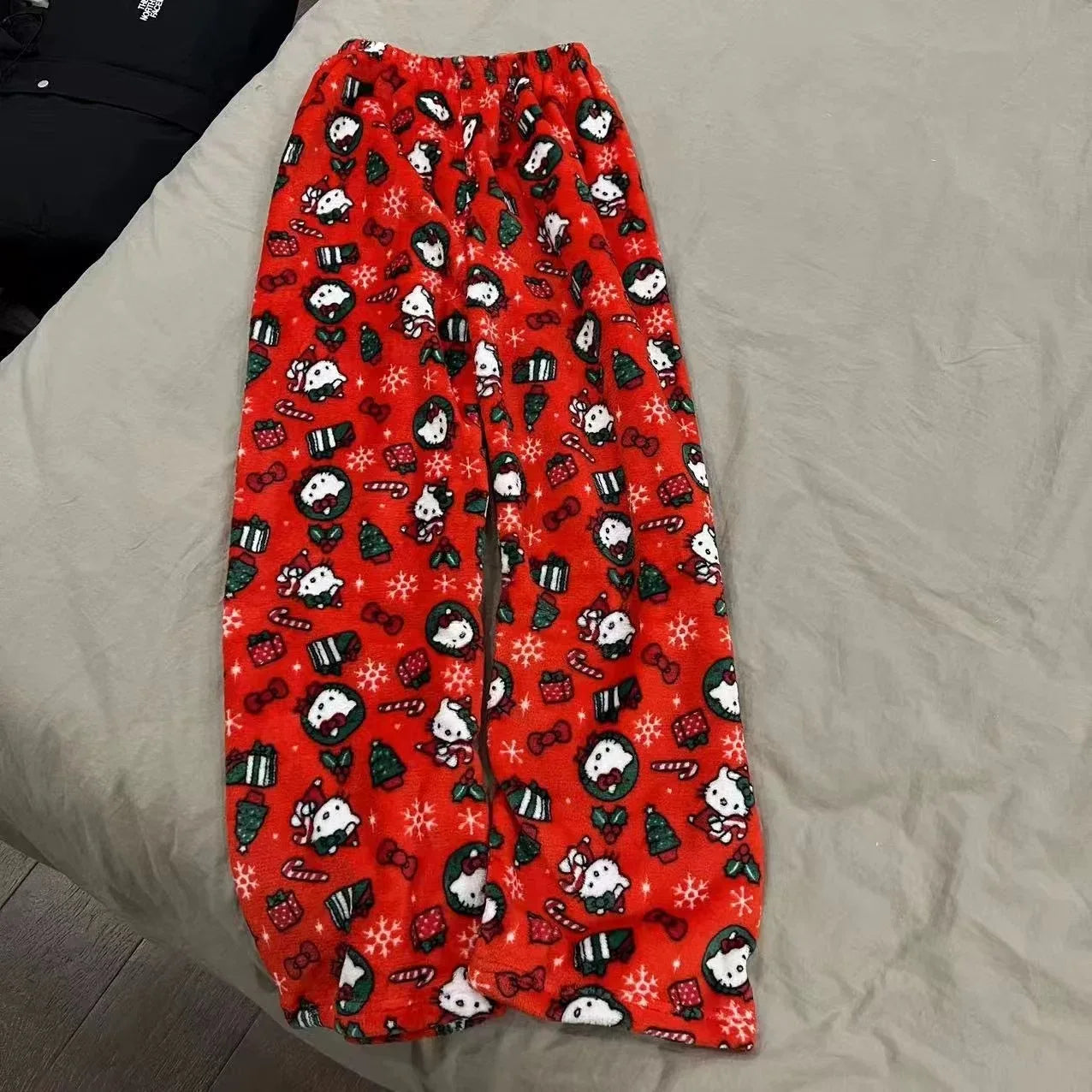 Women’s Cartoon Pajama Pants with Elastic Waist