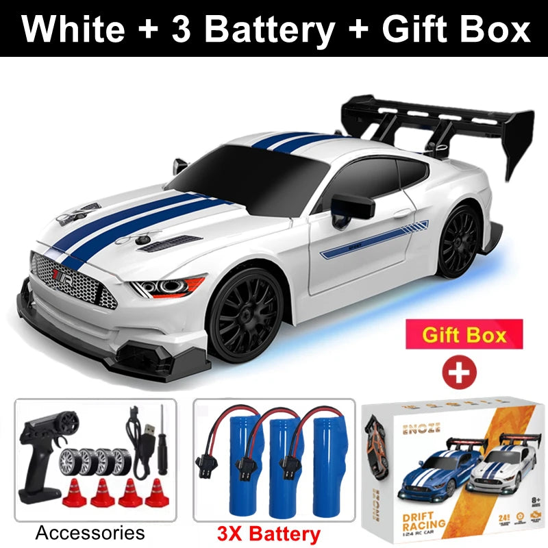 RC Drift Car 4WD Remote Control Racing Car 1:24 Scale RTR