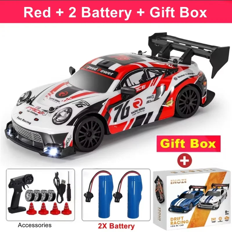 RC Drift Car 4WD Remote Control Racing Car 1:24 Scale RTR
