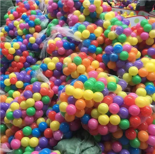 Ball Pit Balls 100PCS Colorful Plastic Play Balls for Kids Play Areas