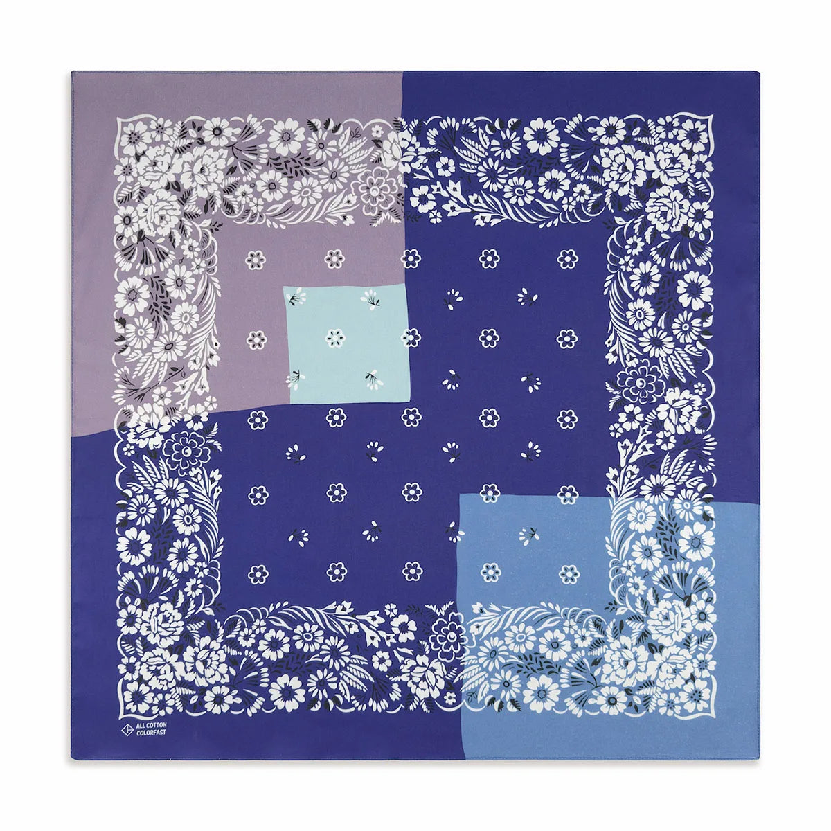 Cotton Bandana Paisley Square Head Scarf for Sports and Casual Wear