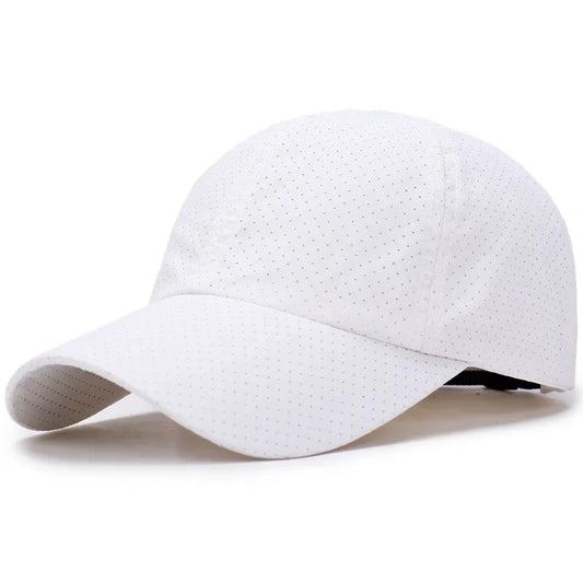 Mesh Baseball Cap Adjustable Breathable Sun Hat for Men and Women