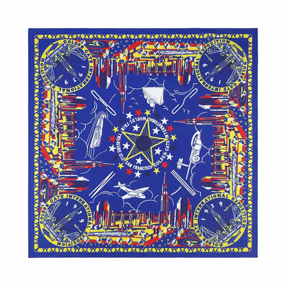 Cotton Bandana Paisley Square Head Scarf for Sports and Casual Wear