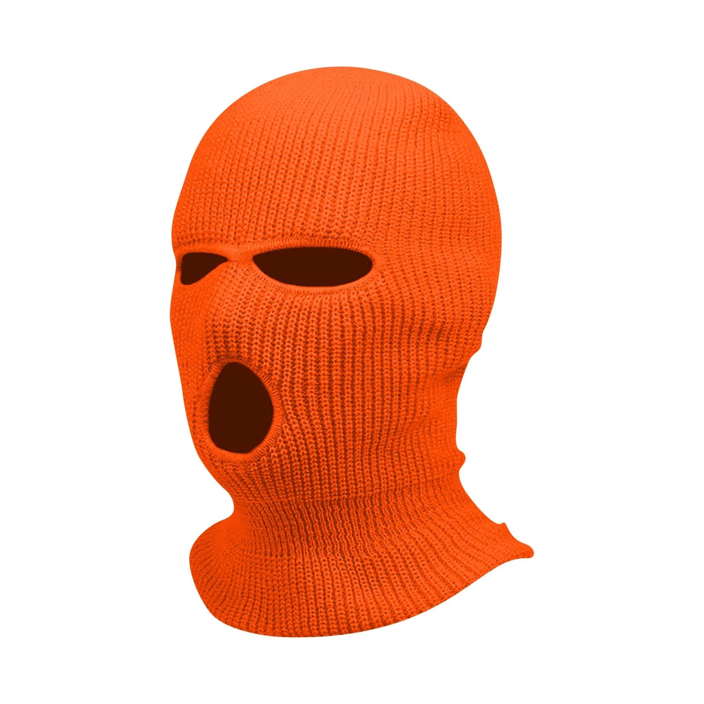 3 Hole Balaclava Ski Mask Windproof Knit Winter Face Cover