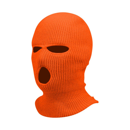 3 Hole Balaclava Ski Mask Windproof Knit Winter Face Cover