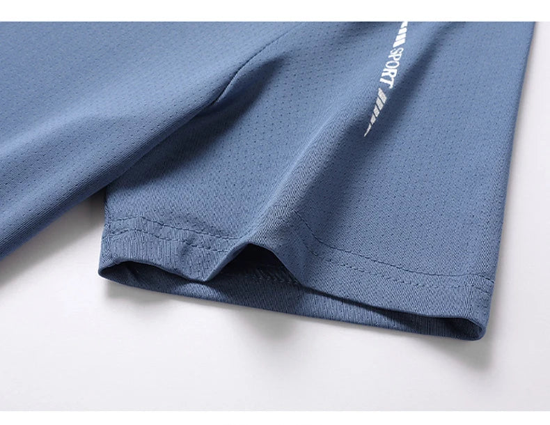 Men's Quick Dry Running Shirt Breathable Short Sleeve Hiking Tee