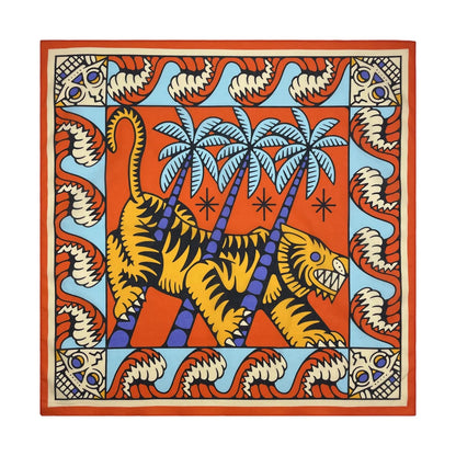 Cotton Bandana Paisley Square Head Scarf for Sports and Casual Wear