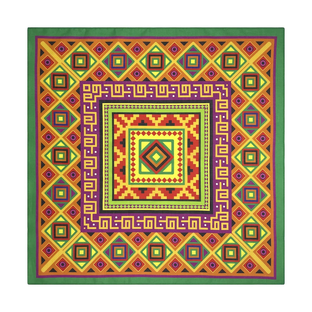 Cotton Bandana Paisley Square Head Scarf for Sports and Casual Wear