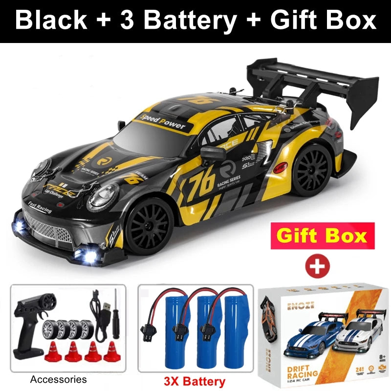 RC Drift Car 4WD Remote Control Racing Car 1:24 Scale RTR