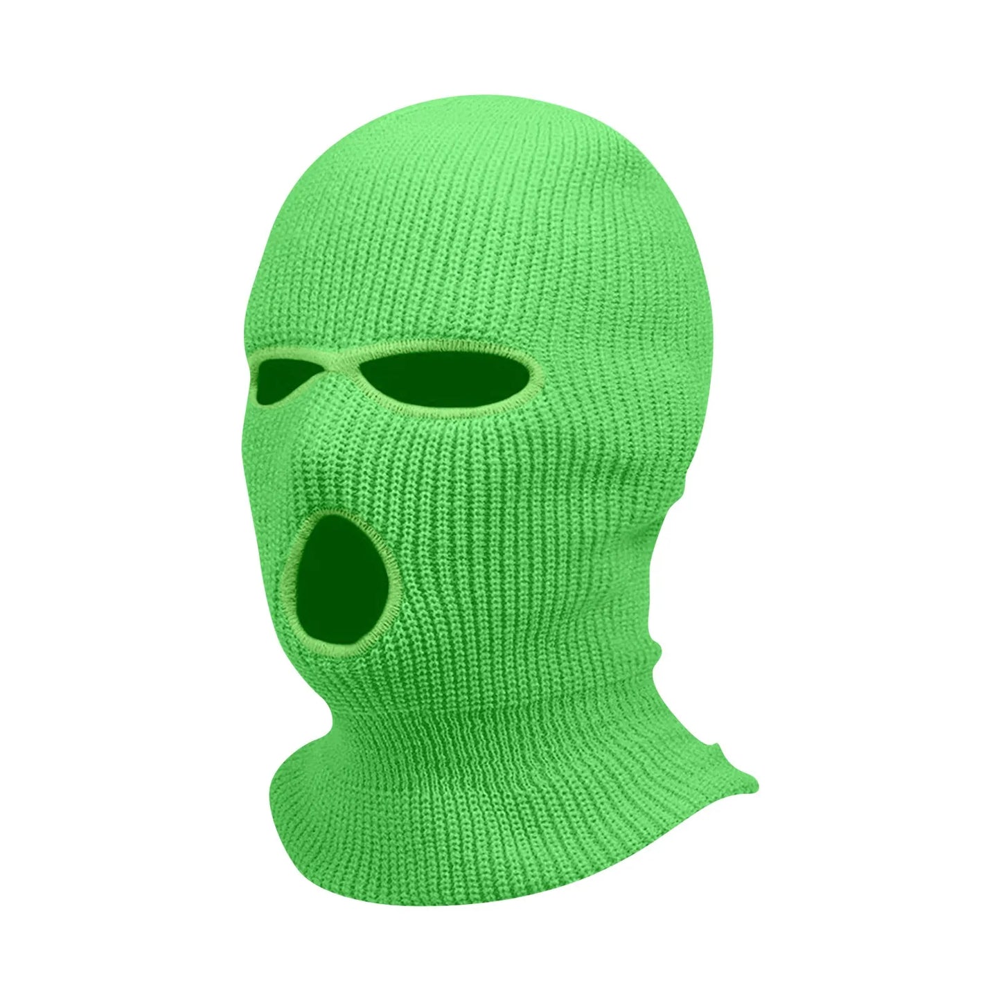 3 Hole Balaclava Ski Mask Windproof Knit Winter Face Cover