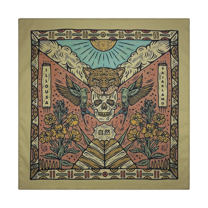 Cotton Bandana Paisley Square Head Scarf for Sports and Casual Wear