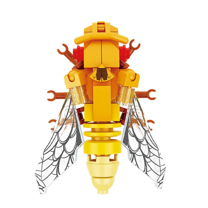 Insect Building Block Set DIY Animal Construction Toy for Kids