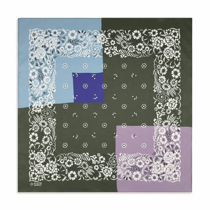 Cotton Bandana Paisley Square Head Scarf for Sports and Casual Wear