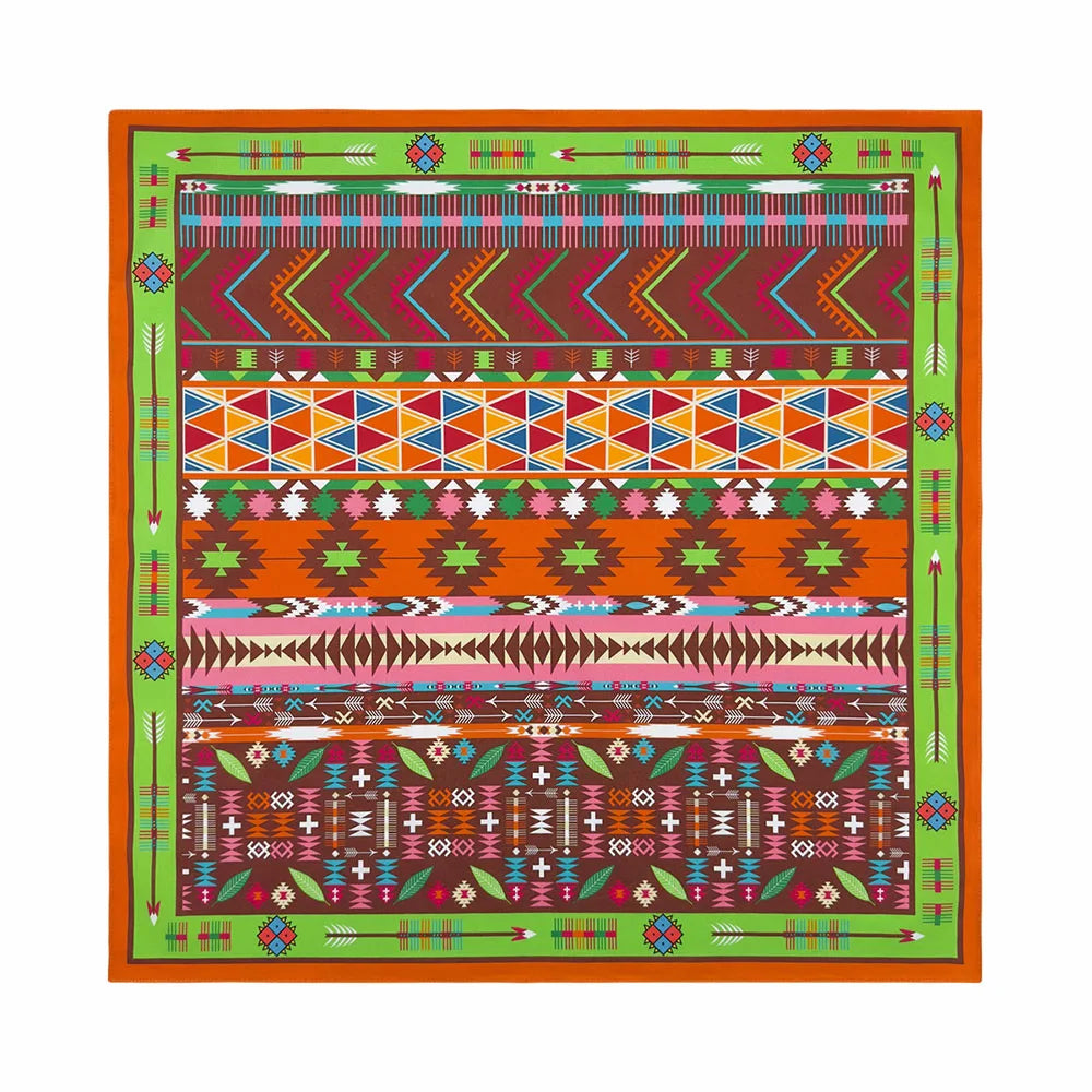Cotton Bandana Paisley Square Head Scarf for Sports and Casual Wear