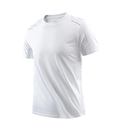 Men's Quick Dry Running Shirt Breathable Short Sleeve Hiking Tee